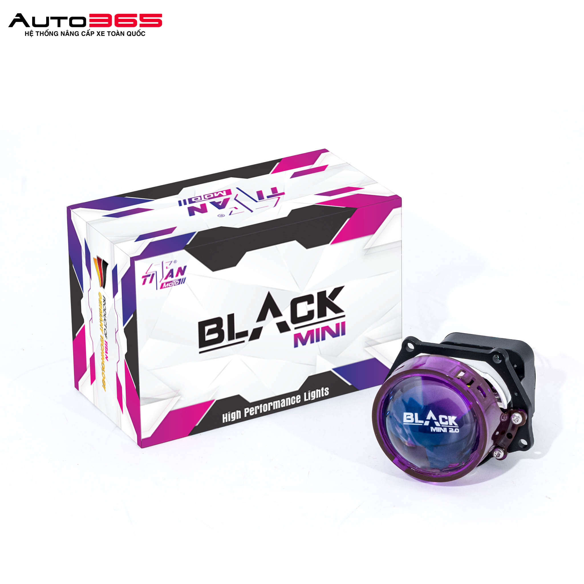 BI LED TITAN MOTO BLACK MINI 2.0 INCH (LẺ)
